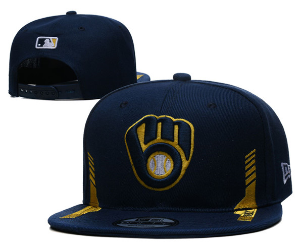 MLB Milwaukee Brewers Stitched Snapback Hats 008